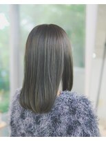 スイ(sui)&nbsp;【sui hair studio 富塚町】暗めオリーブグレージュカラー