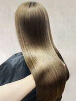ショコラ アン 横須賀中央 艶感♪髪質改善☆ミルクティーアッシュ髪質改善トリートメント