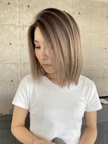 ウル 岡山駅店(ULu.)&nbsp;ハイライトハイトーンダブルカラー20代30代40代ULu岡山