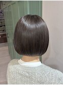 ボブ/ショートボブ/白髪ぼかし/髪質改善/30代/40代