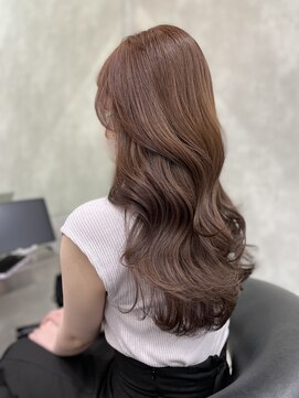 シティ(CITY) ピンクベージュ/ピンクブラウン/レイヤー/韓国レイヤー