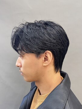 ニコ トウキョウ ヨコハマ(nico) メンズセンターパートニュアンスパーマメンズパーマ