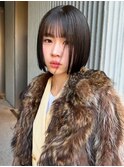 髪質改善＊イメチェンぷつっとボブ＊美髪【Zina渋谷神南】