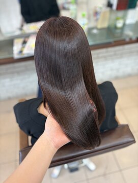 ヘア ルミナス バイ フォルテ(HAIR LUMINAS by FORTE) 髪質改善/ピンクブラウン/ツヤ髪