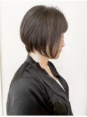 【morio成増/一戸】大人かわいい前下がりショートボブ
