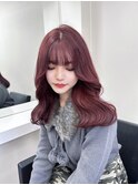 13330ラベンダーミルクティーワインレッド韓国チェリーレッド