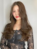 トイ(TOI)&nbsp;ワンホンレイヤー/ブリーチなしオリーブグレージュ/韓国ヘア