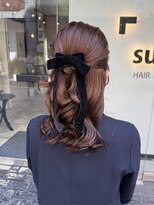 スミ(sumi)&nbsp;ハーフアップスタイル