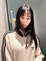 ユルク トウキョウ(jurk tokyo)&nbsp;ツヤ感ストレートシースルーバング/レイヤーカット/ウルフカット