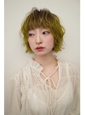 ベージュ×イエロー