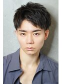 アップバンク爽やか夏ショート夏ヘアメンズショート