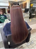 【レミー100%/54cm】シールエクステ×ブラウンカラー