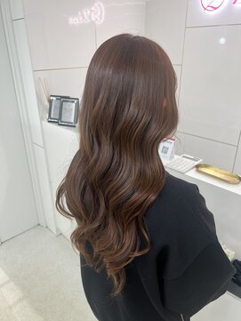 ジーナ 札幌(Zina) 美髪＊エアリーロング＊ショコラブラウン＊髪質改善＊Zina札幌