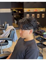 フェードアンドライン 富士店(FADE&LINE)&nbsp;ニュアンスパーマ×センターパート