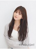 ロングレイヤー×小顔×ココアベージュ×ココアブラウン×黒髪