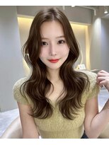 サンドパールス 仙台店(sand PALCE)&nbsp;グレーブラウン似合わせカット/バタフライカット/ダークアッシュ