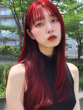 新宿/新宿駅/ダブルカラー/レイヤーカット/インナーカラー/ボブ