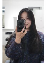 ミヨン 京都烏丸店(miyon)&nbsp;【miyon】韓国レイヤーカット×暗髪カラー×髪質改善