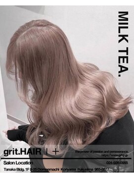 グリット ヘアープラス(grit.HAIR|+) 【grit.】ピンクミルクティー