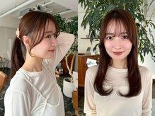 【前髪×顔周りで作る似合わせ小顔カット】骨格　髪質　生えグセを踏まえて、前髪デザインのご提案
