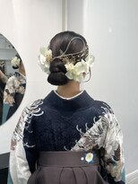 アオ(AO。)&nbsp;卒業式ヘアセット/卒業式ヘアアレンジ/袴着付け