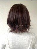 ラフウェーブ/ショートボブ/透明感/春カラーブリーチなしp上尾