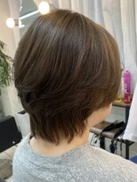 ヘアアンドメイク スタジオ ミムロ(HAIR&MAKE STUDIO MIMURO) 襟足長め ショートスタイル