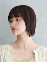 アース 調布店(HAIR & MAKE EARTH)&nbsp;ばっつん前下りボブ