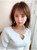 くびれレイヤー顔まわりカットで小顔◎外ハネボブ【浦和】