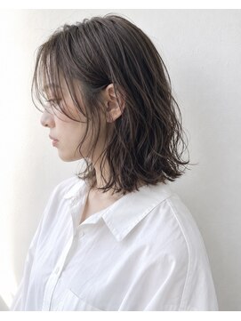ヘイ 松本店(HEY) 【HEY 松本店】ゆるふわパーマ×ミディボブ×ナチュラルブラウン