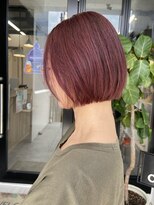 スタイルジャパン 新都心店(style JAPAN)&nbsp;透明感イルミナカラー×髪質改善　ピンク　ボブ