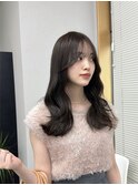 セミロング/レイヤーカット/オリーブグレージュ &nbsp;【山中】