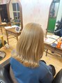 ヘアーサロン リアン 鴻巣店(hair salon Rien)&nbsp;くすませすぎないナチュラルな仕上がりのベージュカラー