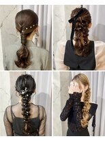 ヘアアレンジメント ボガスティーズ 川崎店(Hair arrangement Vogusty's) 編み下ろし