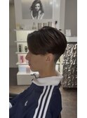 メンズセンターパート