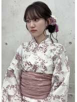 ビュー フクオカ(VIEW FUKUOKA)&nbsp;浴衣/サイドシニヨン/ヘアセット/アレンジ