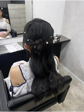 プライズ 所沢プロぺ通り店(prize) ハーフアップヘアアレンジヘアセット所沢