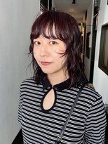 ボウ 本町(BOW)&nbsp;レッドブラウン×ミディアムパーマ
