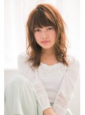 大人かわいいミディアボブ