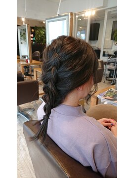 ウィービーパセリ atre川越店(WE BE PARSLEY) 編み込みアレンジ【担当 木村沙織】