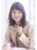 【寺尾拓巳】大人かわいいアッシュブラウンくびれミディアム