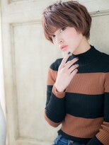 クオーレ ヘア アンジュ 水戸店(CUORE HAIR ange)&nbsp;*ange水戸*個性的アッシュブラウンアシンメトリー小顔ショートa