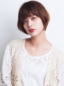 クロードモネエイチツーオーアヴェダ 東京駅ビルTOKIA(CLAUDEmonet H2O AVEDA) マロンベージュ/Aラインボブ/かきあげ[東京/東京駅丸の内]