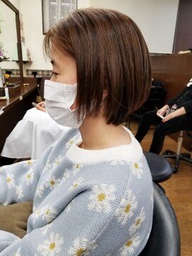 びゃんびゃん 江端店 丸みが可愛いボブ