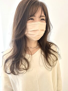 コワファースト させぼ五番街店(COIFF1RST) 韓国風顔まわりレイヤー×透明感カラー