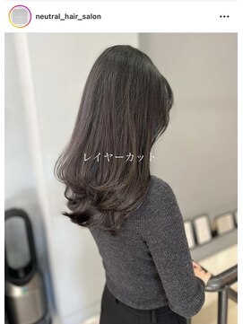 ニュートラル(neutral) 【neutral】レイヤーカット