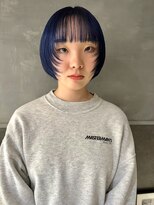 ボコカ(bococa)&nbsp;フェイスレイヤーボブ×ディープブルー