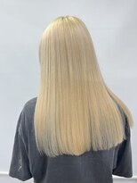 ヘアー アレス(hair ales) ハイトーンブロンド 抜きっぱなし ブリーチヘア  トリートメント