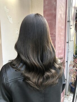 ボアップ(boappu) #オリーブカラー #オリーブグレージュ #ブリーチなし