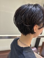 コムズ 藤沢(COM'S) マッシュショートショートヘア暗髪ショートカット